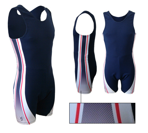 LE Sport Stripe Navy-Red AIO